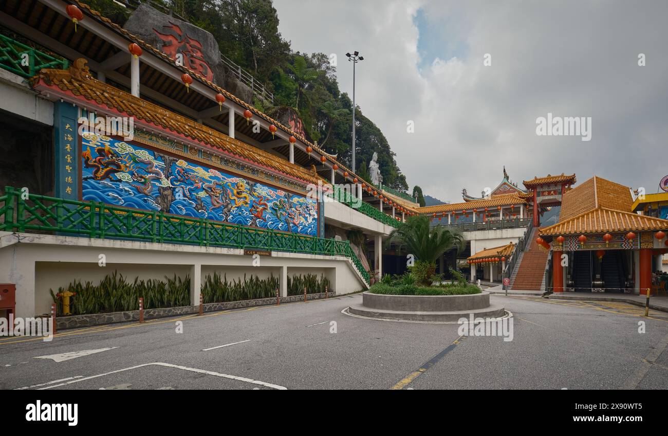 Le temple Chin Swee Caves à Genting Highlands, Pahang, Malaisie est un temple chinois situé dans le site le plus pittoresque de Genting Highlands Banque D'Images