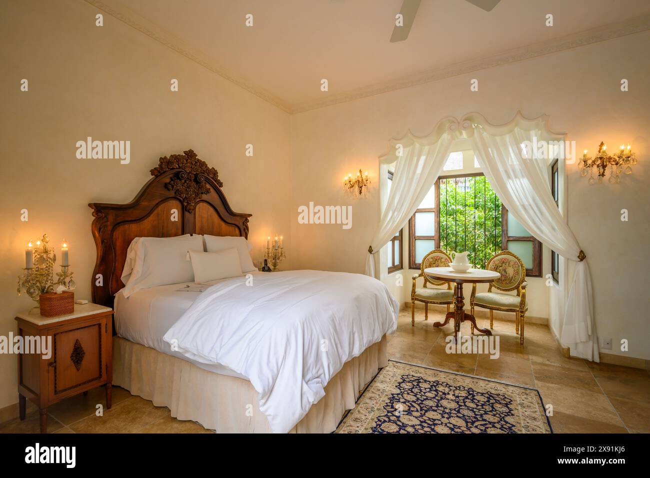 Flora suite à Casa Kimberly, un boutique hôtel de luxe à Puerto Vallarta, Mexique. Banque D'Images