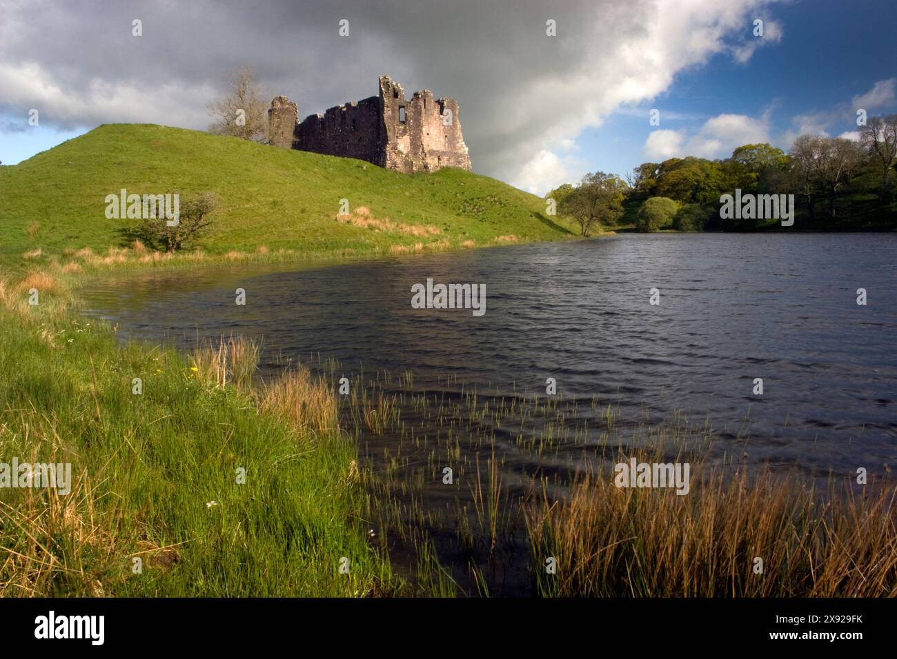 Château de Morton, Dumfries & Galloway, Écosse Banque D'Images