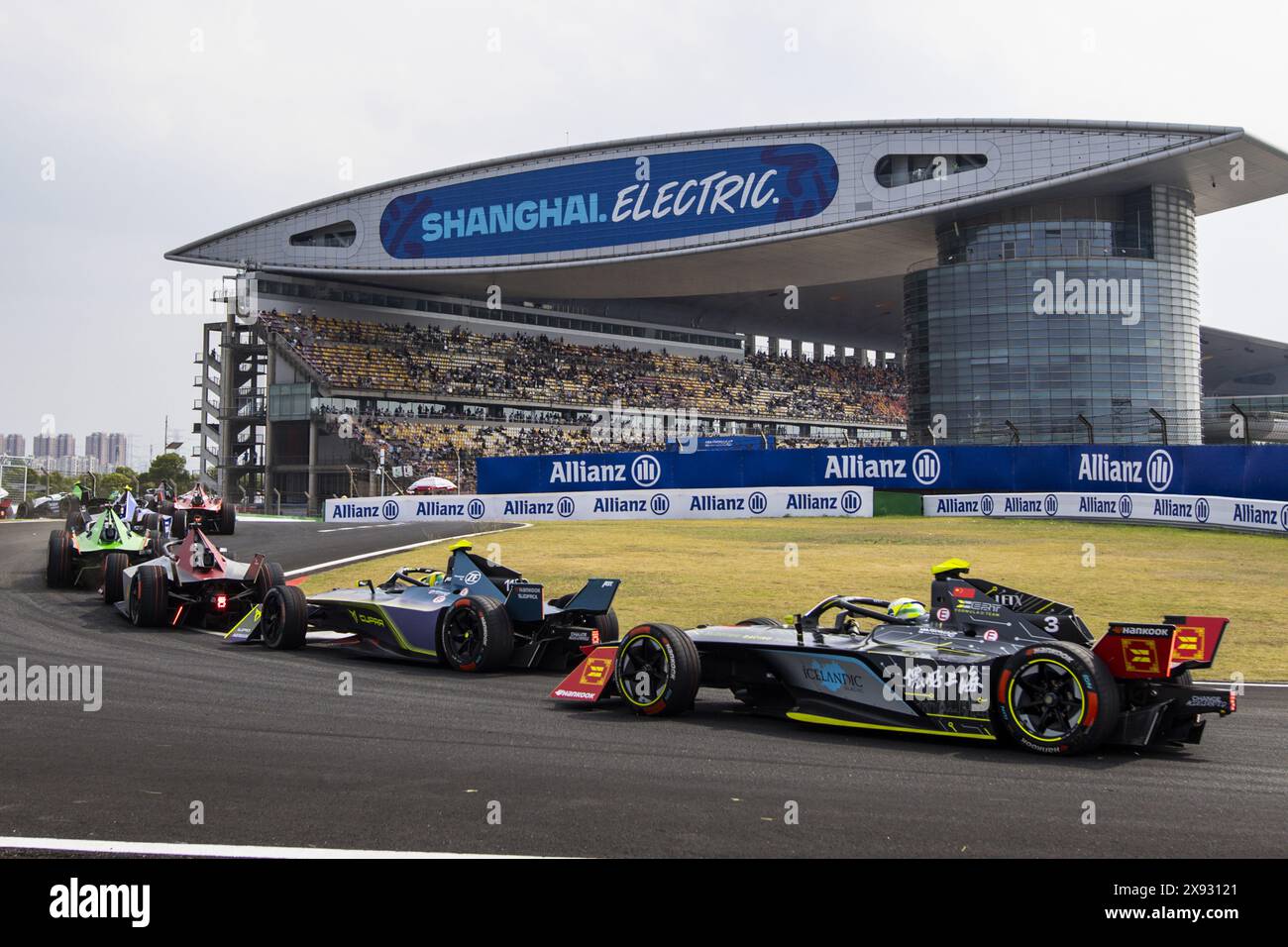 03 SETTE CAMARA Sergio (soutien-gorge), ERT Formula E Team, ERT X24, action lors de l'ePrix de Shanghai 2024, 8e meeting du Championnat du monde ABB FIA Formula E 2023-24, sur le circuit international de Shanghai du 24 au 26 mai 2024 à Shanghai, Chine Banque D'Images