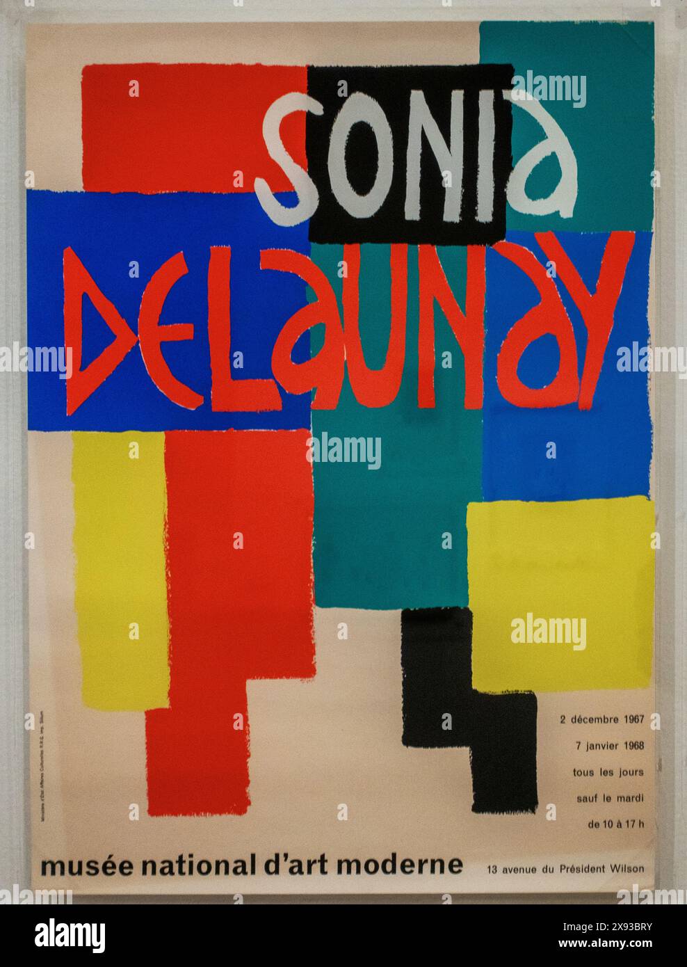 Exposition Sonia Delaunay à la galerie Bard Graduate Center à Manhattan NYC Banque D'Images