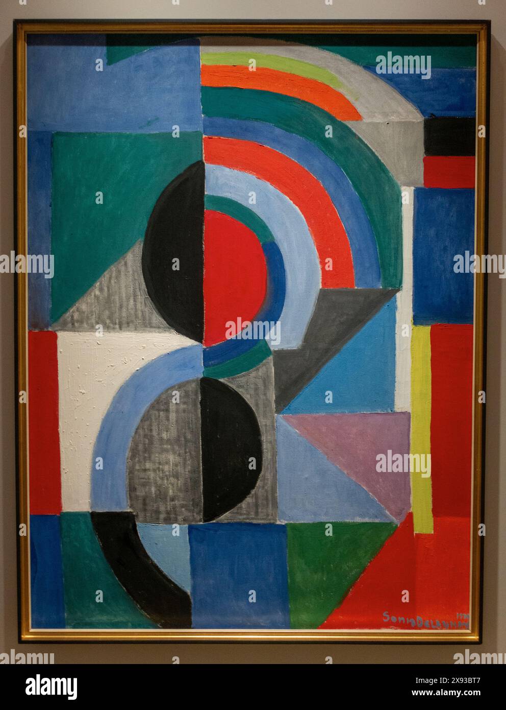 Exposition Sonia Delaunay à la galerie Bard Graduate Center à Manhattan NYC Banque D'Images