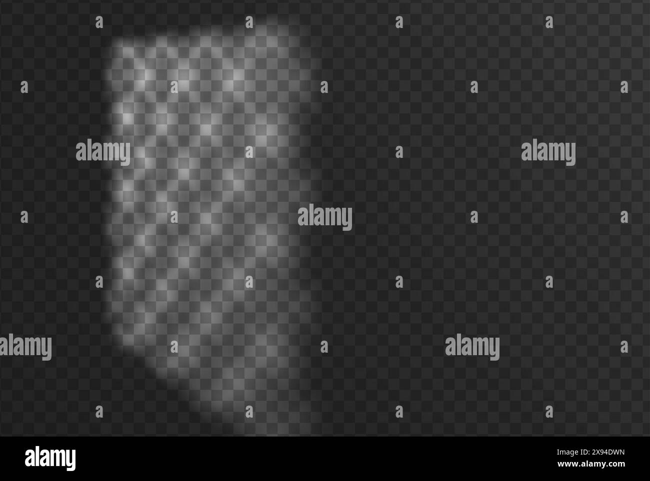 Superposition d'ombre à effet de lumière à partir d'un fond transparent isolé de vitrail. Illustration de Vecteur