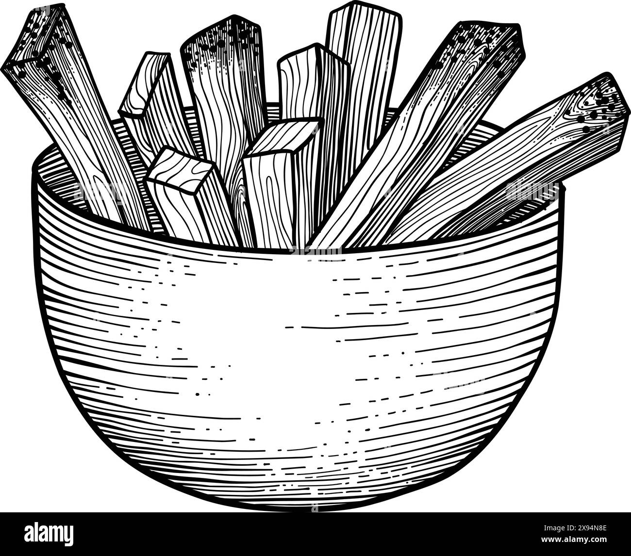 Palo santo bâton. Bâton brûlant d'arôme dessiné à la main, élément rituel et symbole sacré pour la sorcellerie, bois d'aromathérapie boho. Vecteur d'arôme, ésotérique Illustration de Vecteur