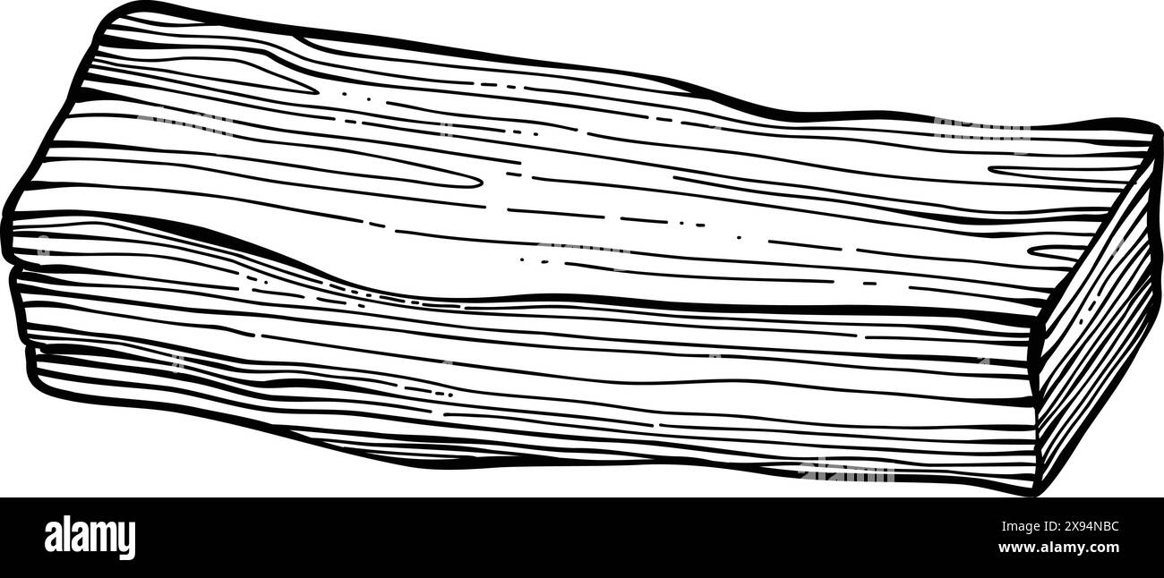 Palo santo bâton. Bâton brûlant d'arôme dessiné à la main, élément rituel et symbole sacré pour la sorcellerie, bois d'aromathérapie boho. Vecteur d'arôme, ésotérique Illustration de Vecteur