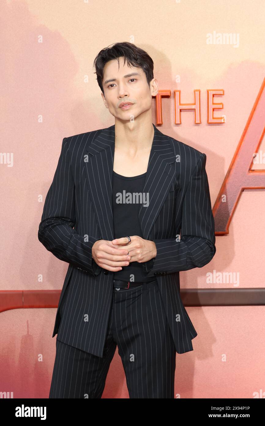 Manny Jacinto, STAR WARS : The Acololyte UK Premiere, Leicester Square, Londres, Royaume-Uni, 28 mai 2024, photo de Richard Goldschmidt Banque D'Images