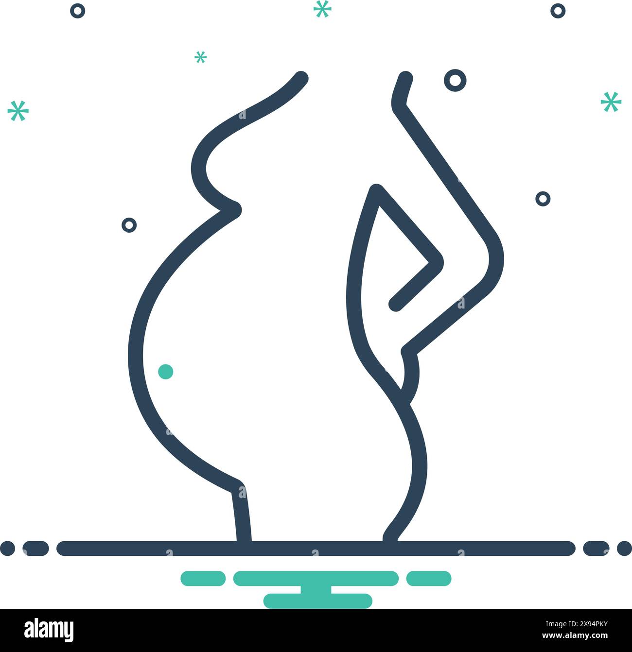 Icône pour la maternité, enceinte Illustration de Vecteur