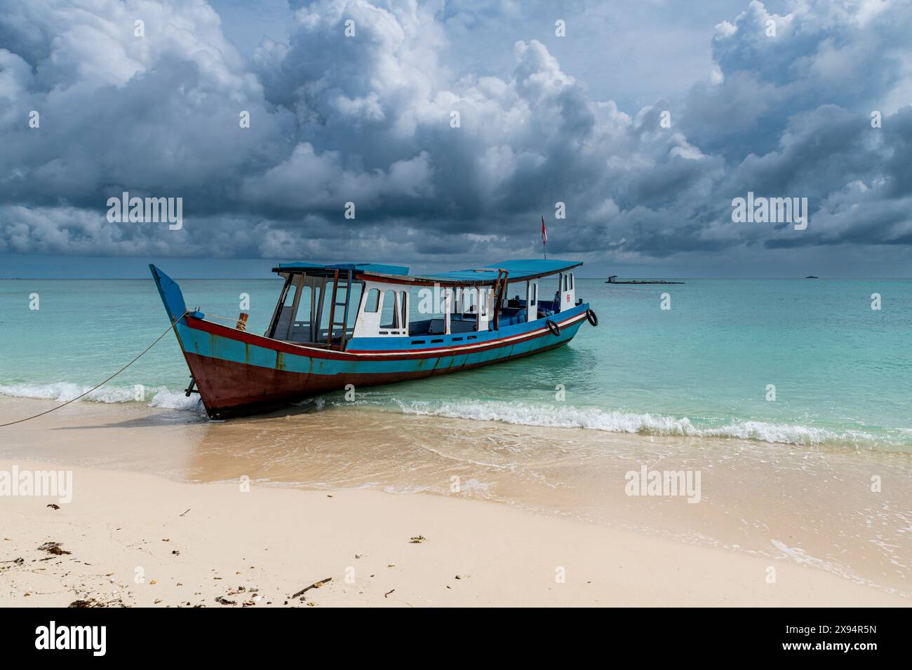 Île de Kepayang, île de Belitung au large de la côte de Sumatra, Indonésie, Asie du Sud-est, Asie Banque D'Images