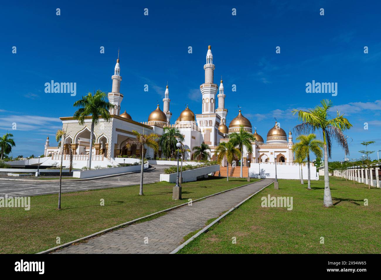 Sultan Hassanal Bolkiah Masjid, ville de Cotabato, région autonome de Bangsamoro dans le Mindanao musulman, Philippines, Asie du Sud-est, Asie Banque D'Images