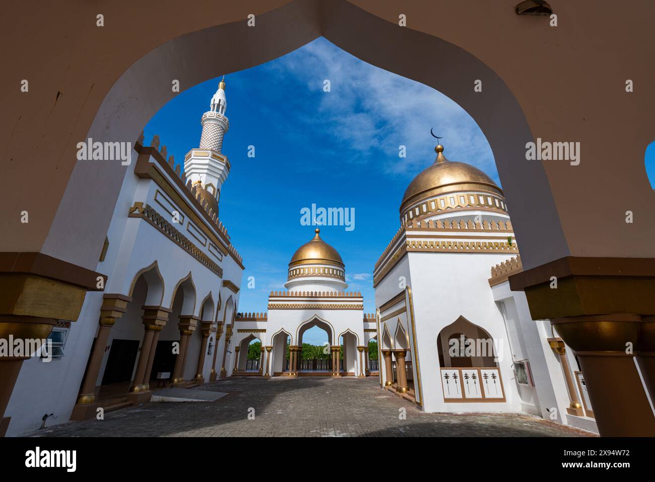 Sultan Hassanal Bolkiah Masjid, ville de Cotabato, région autonome de Bangsamoro dans le Mindanao musulman, Philippines, Asie du Sud-est, Asie Banque D'Images