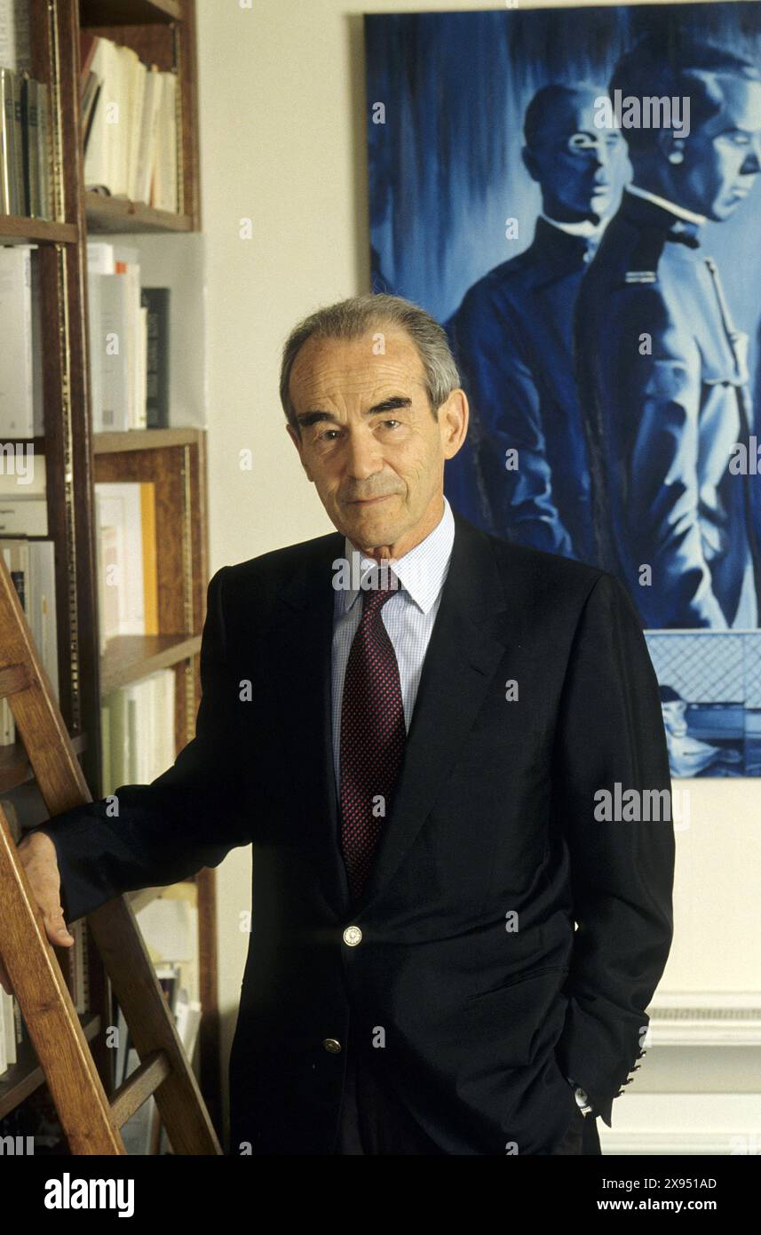 Robert BADINTER - date : 20000601 ©John Foley/Opale.photo Banque D'Images