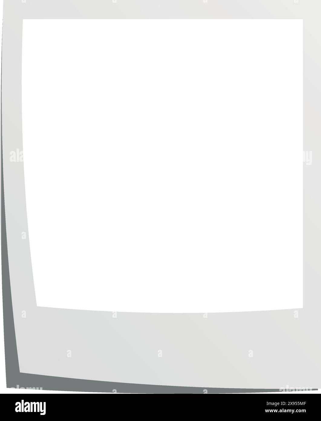 un fichier vectoriel vierge de carte polaroid Illustration de Vecteur