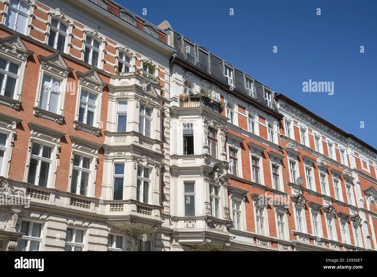 Façades, bâtiments anciens, Eisenacher Straße, Schöneberg, Tempelhof-Schöenberg, Berlin, Allemagne, Fassaden, Altbauten, Eisenacher Straße, Schöneberg, Temp Banque D'Images