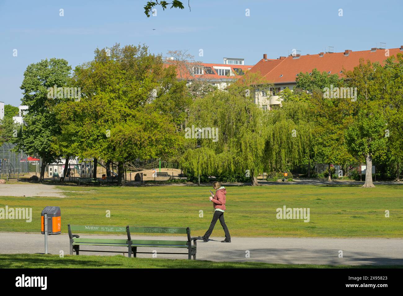Preußenpark, Wilmersdorf, Charlottenburg-Wilmersdorf district, Berlin, Allemagne, Preußenpark, Wilmersdorf, Bezirk Charlottenburg-Wilmersdorf, Berlin, D. Banque D'Images