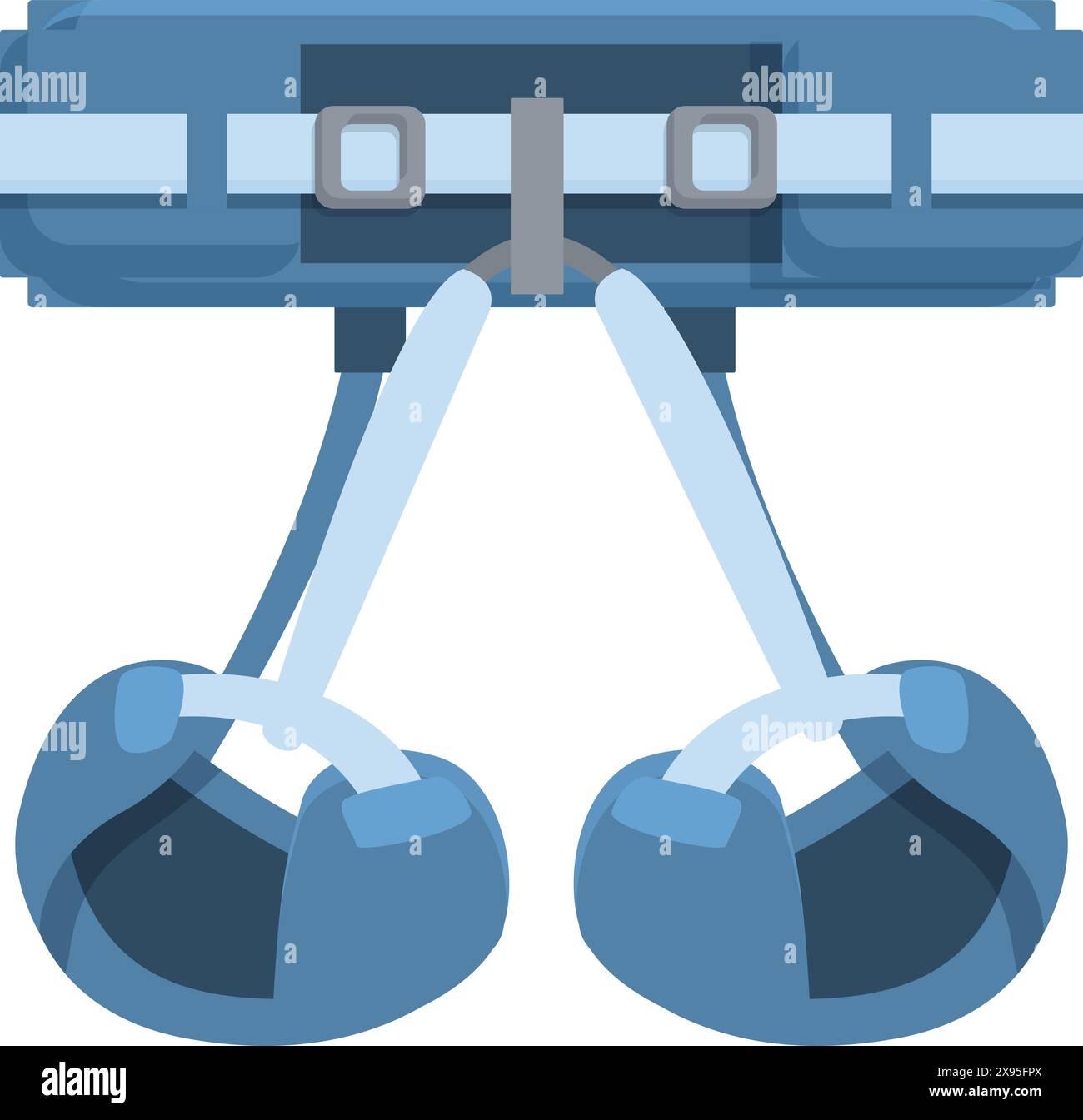 Illustration vectorielle d'un composant de machine à griffes robotique bleu utilisé dans les jeux d'arcade Illustration de Vecteur