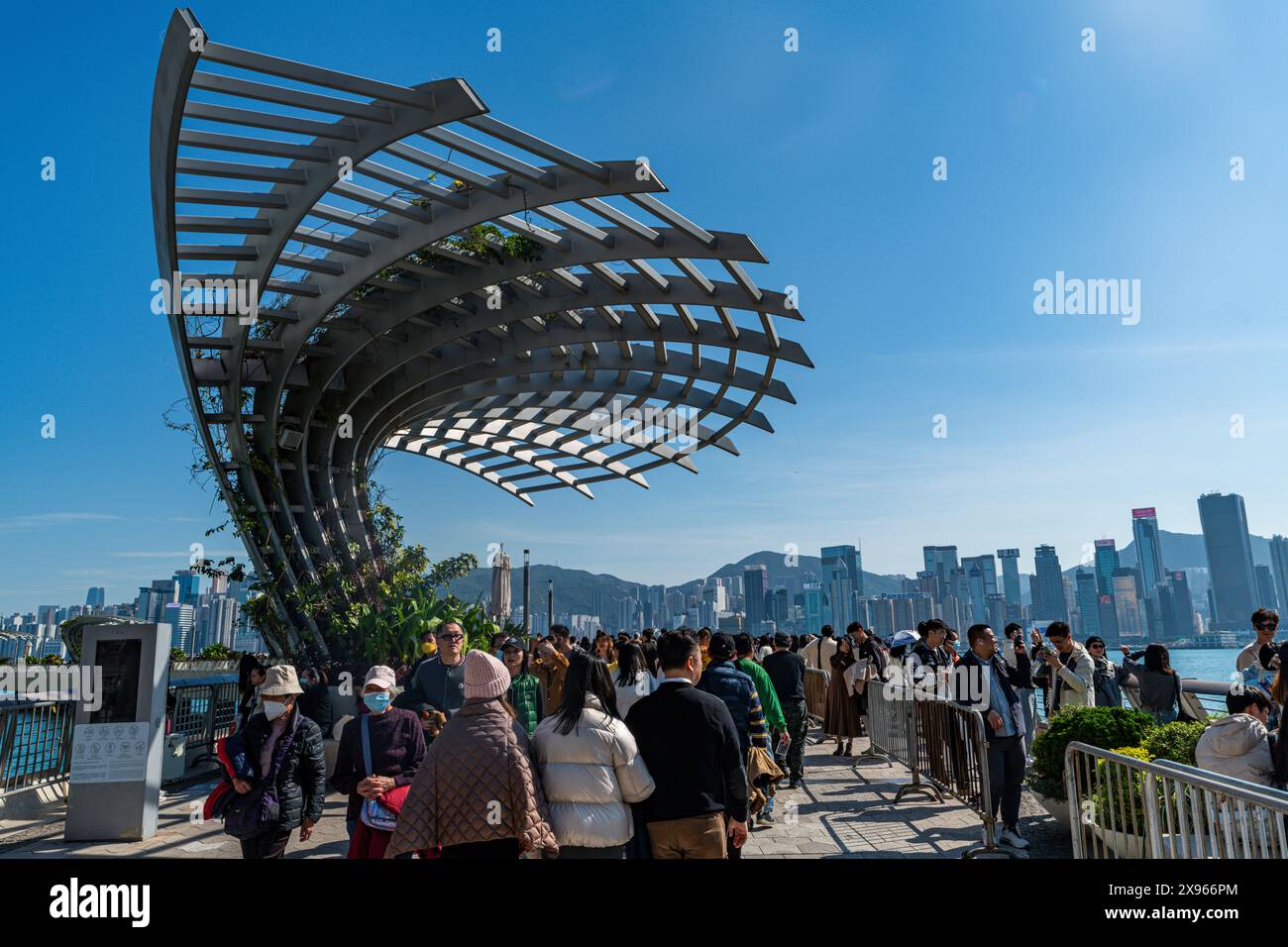Avenue of Stars, Hong Kong, Chine, Asie Banque D'Images