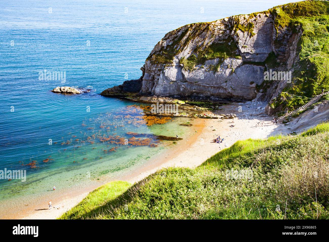 La Côte Jurassique, UNESCO World Heritage Site, Dorset, Angleterre, Royaume-Uni, Europe Banque D'Images