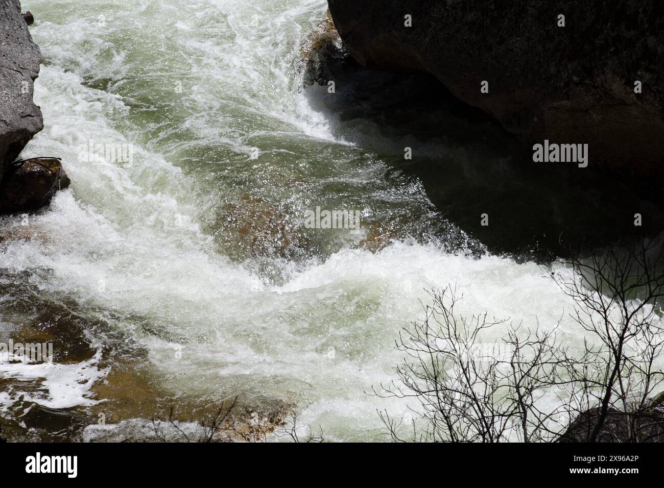 Bridalveil Fall (620 pieds), parc national de Yosemite, Californie, États-Unis Banque D'Images