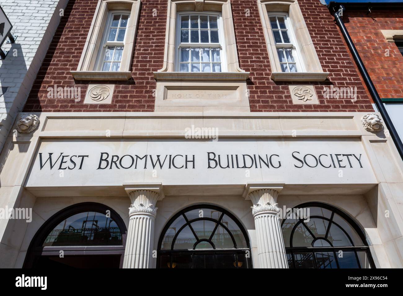 Bâtiment Old West Bromwich Building Society, West Midlands, Royaume-Uni 2024 Banque D'Images