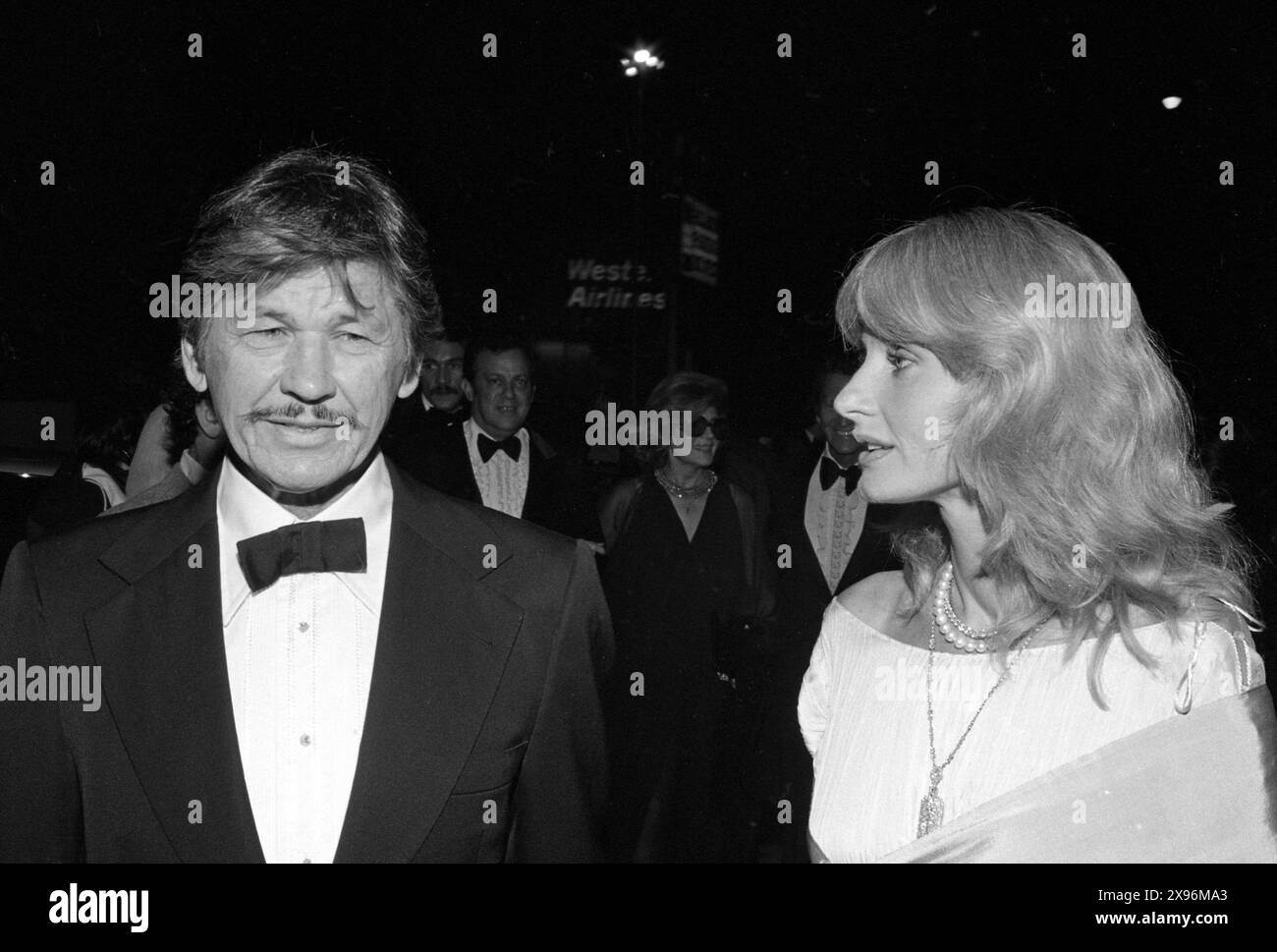 Charles Bronson et Jill Ireland Circa 1980's Credit : Ralph Dominguez/MediaPunch Banque D'Images