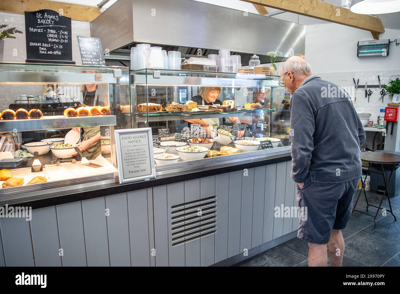 épicerie fine dans un magasin de ferme Banque D'Images