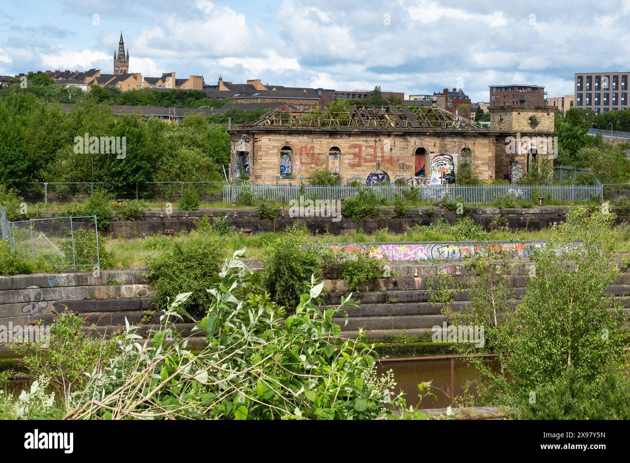 The Pump House, Govan Graving Docks, Govan, Glasgow, Écosse, ROYAUME-UNI Banque D'Images
