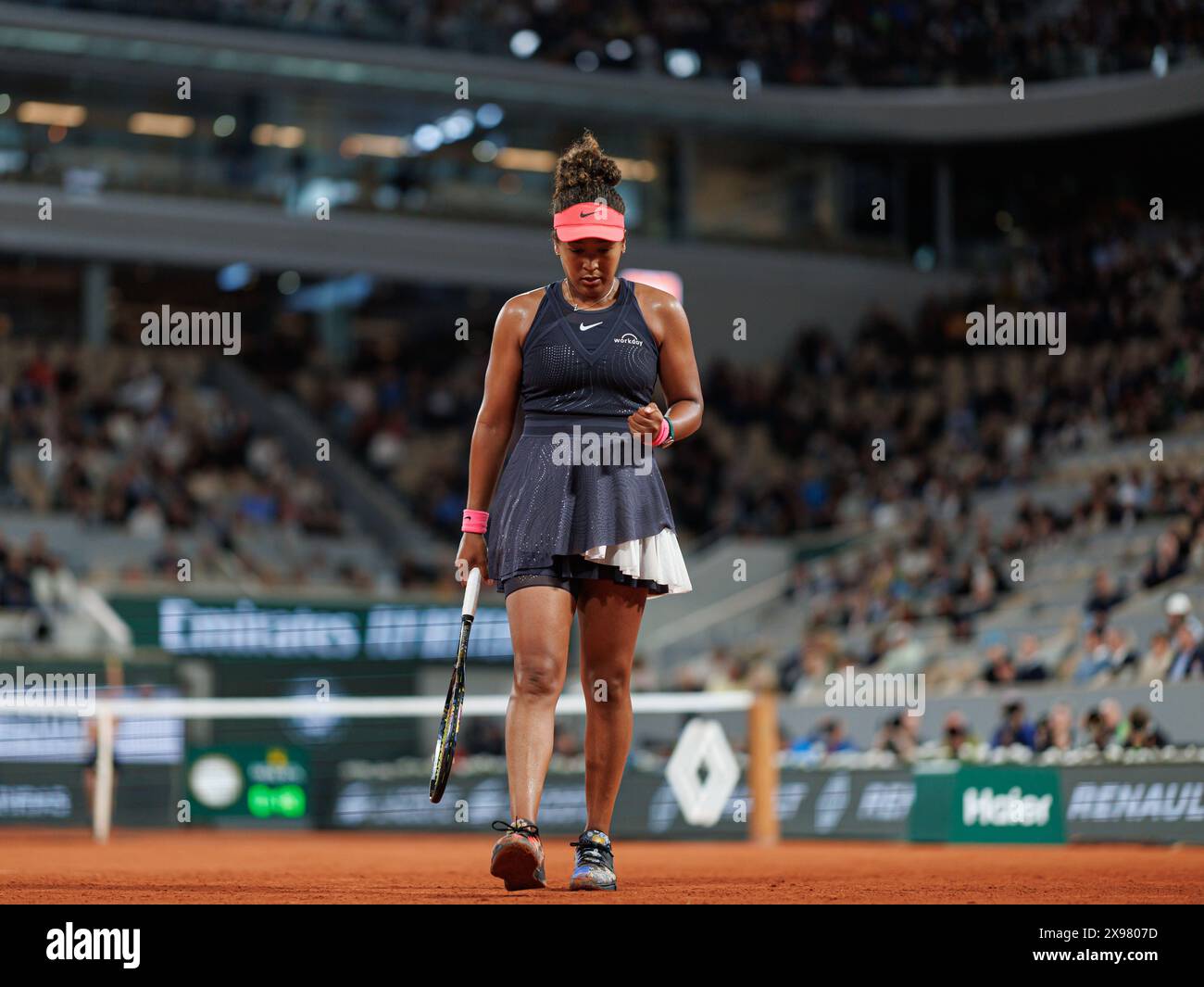 Roland Garros, 29 mai 2024 : Naomi Osaka (JPN) lors de l'Open de France 2024. Corleve/Mark Peterson Banque D'Images