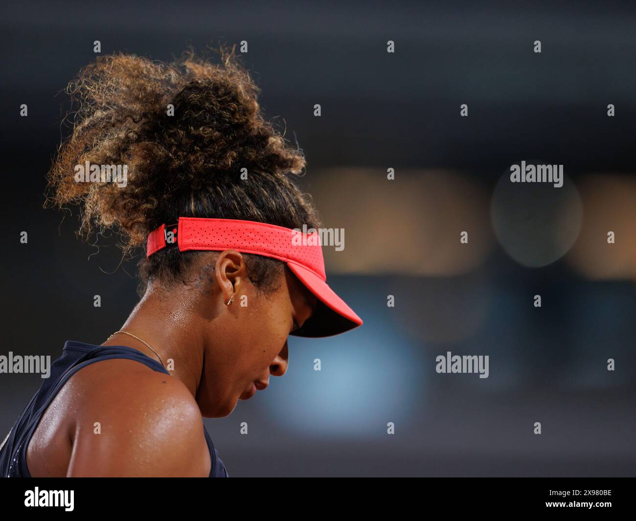Roland Garros, 29 mai 2024 : Naomi Osaka (JPN) lors de l'Open de France 2024. Corleve/Mark Peterson Banque D'Images