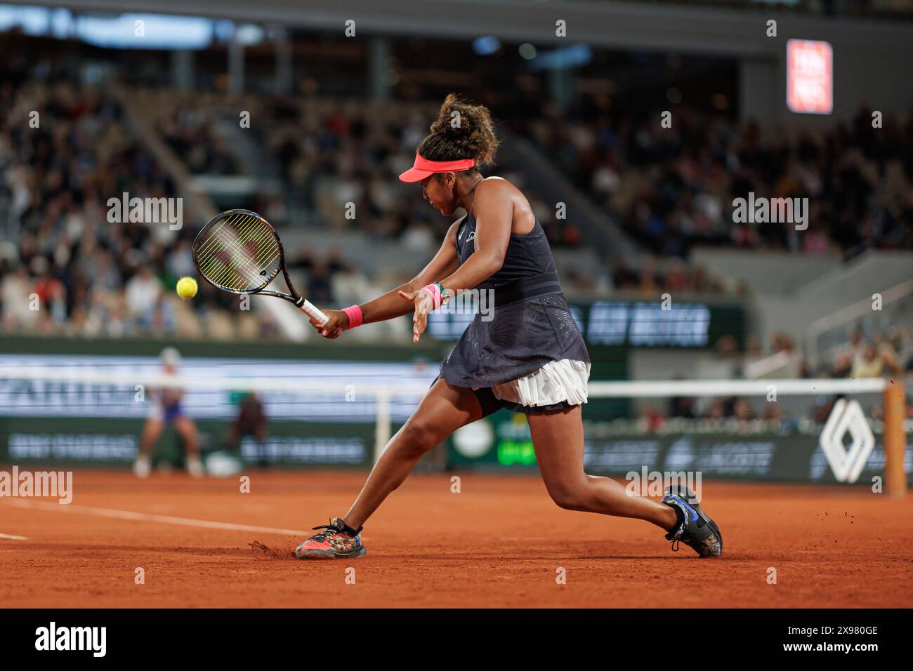 Roland Garros, 29 mai 2024 : Naomi Osaka (JPN) lors de l'Open de France 2024. Corleve/Mark Peterson Banque D'Images
