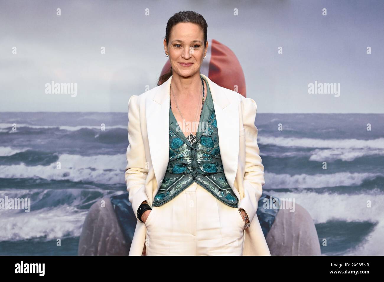 Londres, Royaume-Uni. 29 mai 2024. Jeanette Hain assiste à la projection gala de Young Woman and the Sea au Curzon Mayfair à Londres. Le crédit photo devrait se lire comme suit : Matt Crossick/Empics/Alamy Live News Banque D'Images