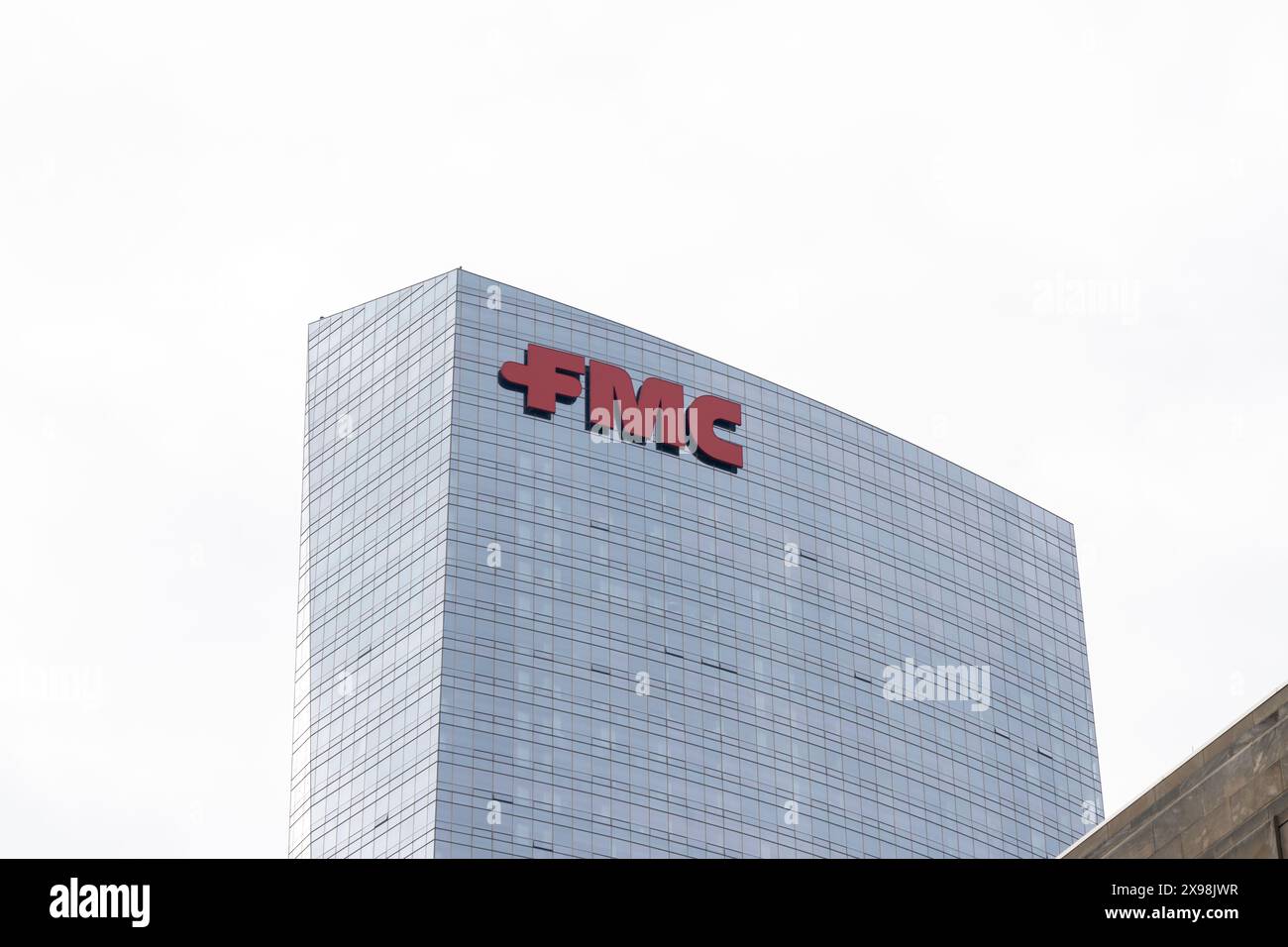Siège social de FMC Corporation à Philadelphie, PA, États-Unis, 4 novembre 2023. Banque D'Images