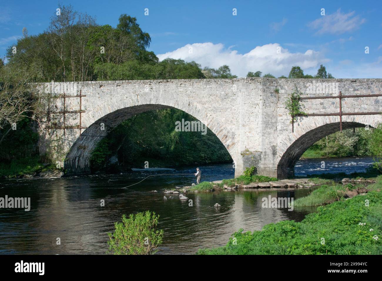 River spey, Highlands écossais. Banque D'Images