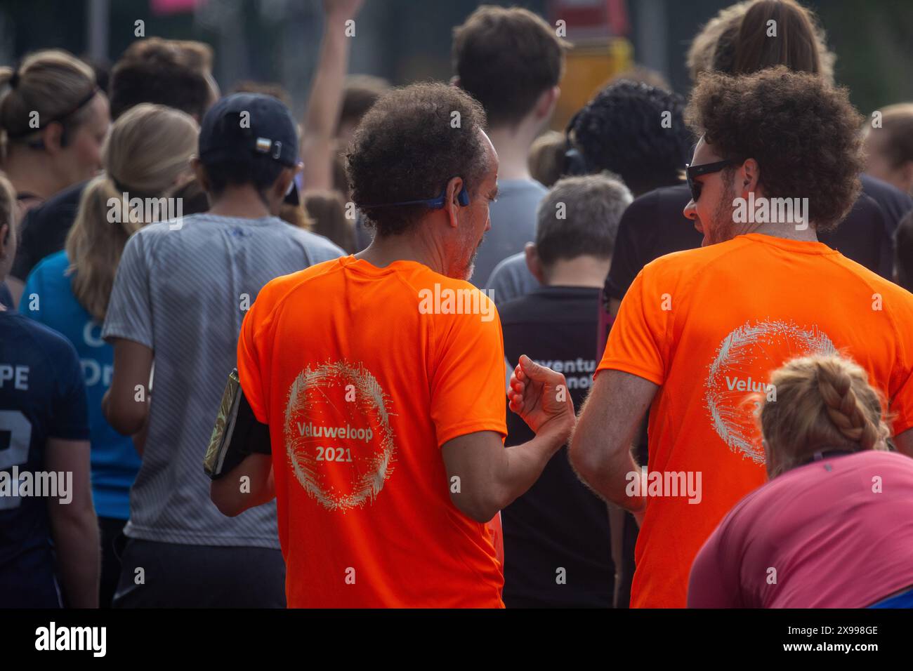 Utrecht, région d'Utrecht, pays-Bas - 19.2024 : les athlètes s'entraînent ou courent pour le marathon annuel d'Utrecht, pays-Bas. Athlètes en Beautifu Banque D'Images