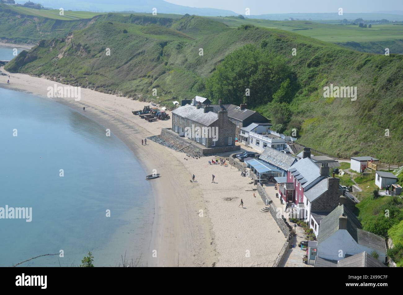 Porthdinllaen Beach sur la péninsule de Llyn Banque D'Images