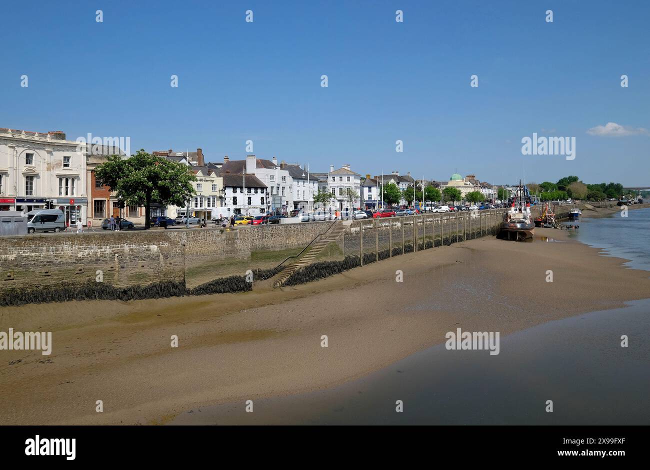 bideford, nord du devon, angleterre Banque D'Images