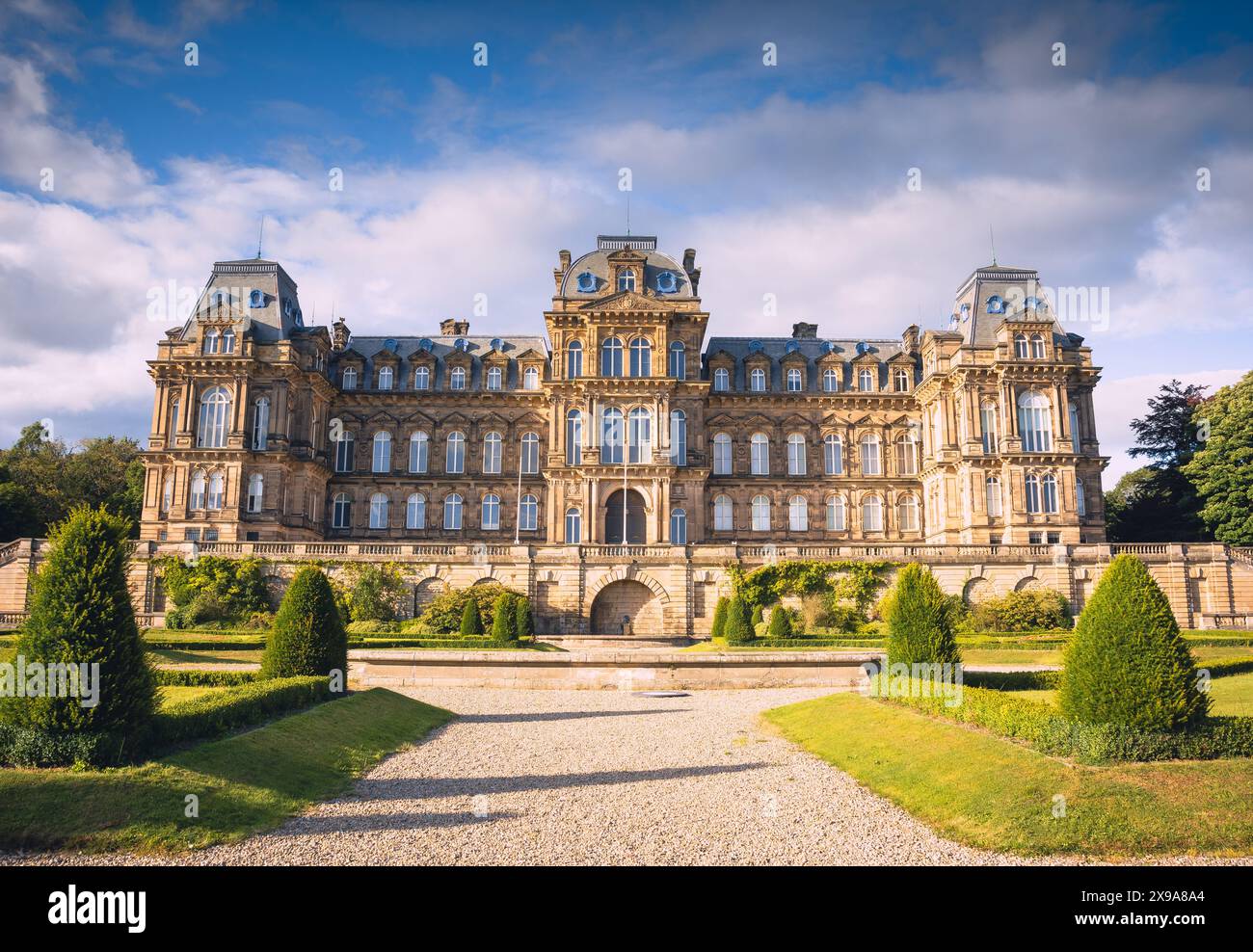 Le musée Bowes, le château de Barnard Banque D'Images