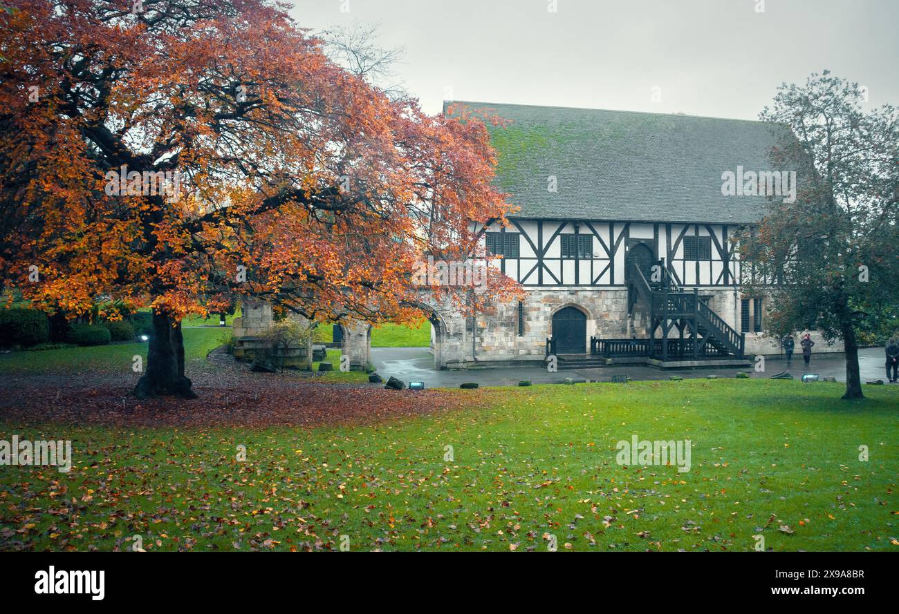 L'Hospitium dans les jardins du musée, York Banque D'Images