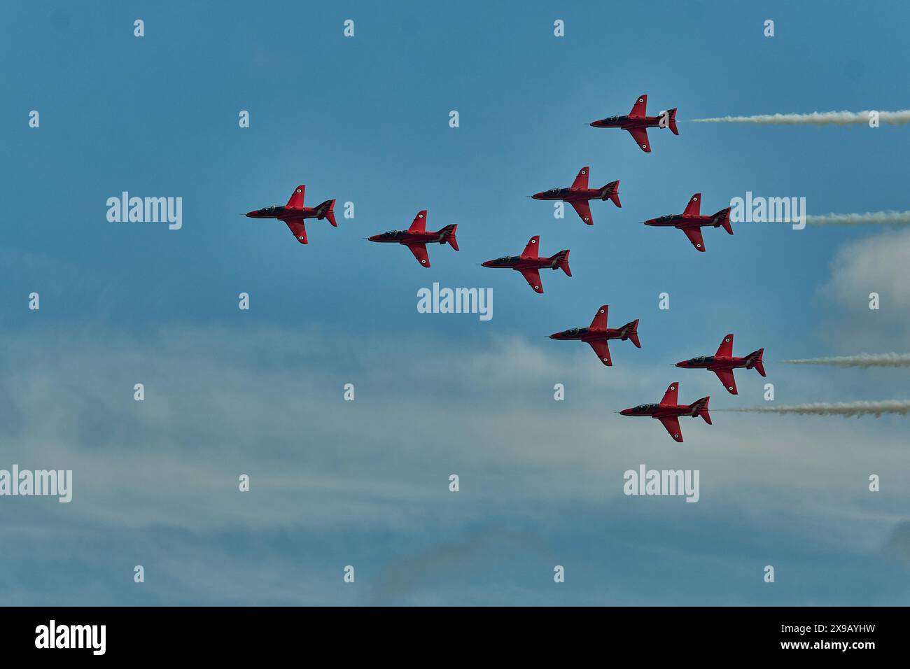 Flèches rouges affichées au RIAT 2015 Banque D'Images