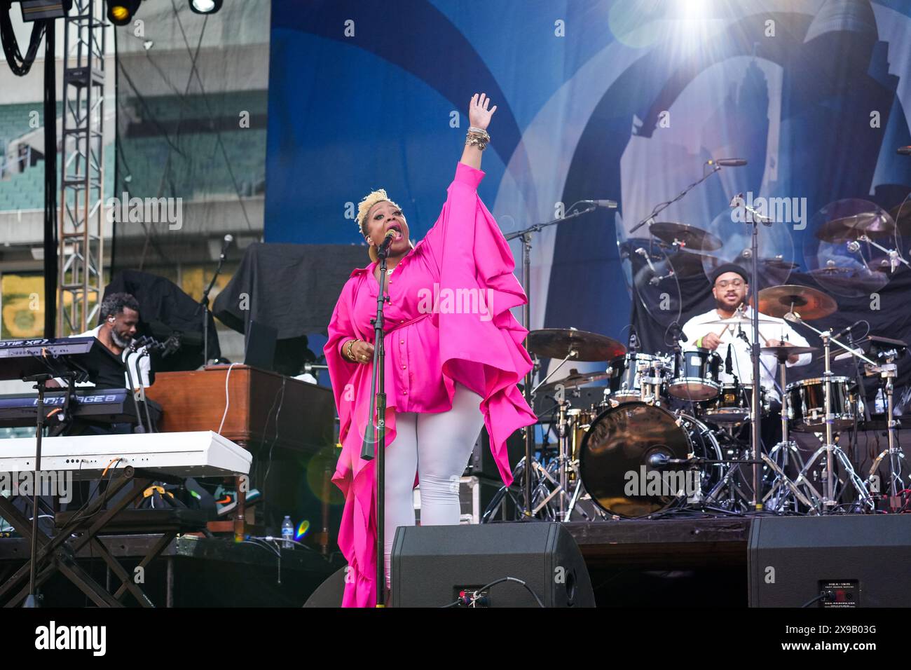R&B et Soul sensation Avery Sunshine Banque D'Images