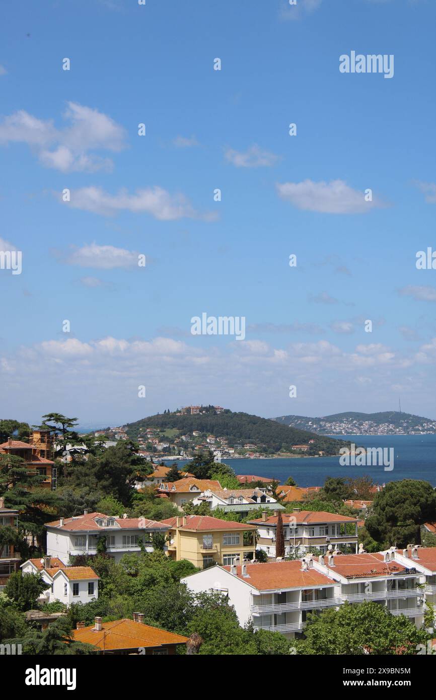 Les îles des Princes sont un point de repère en Turquie et une destination pour les vacances d'été en famille Banque D'Images