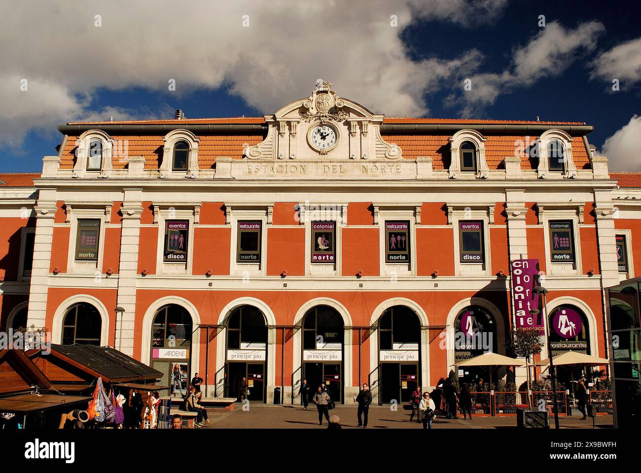 Gare de principe Pio, Madrid, Espagne Banque D'Images