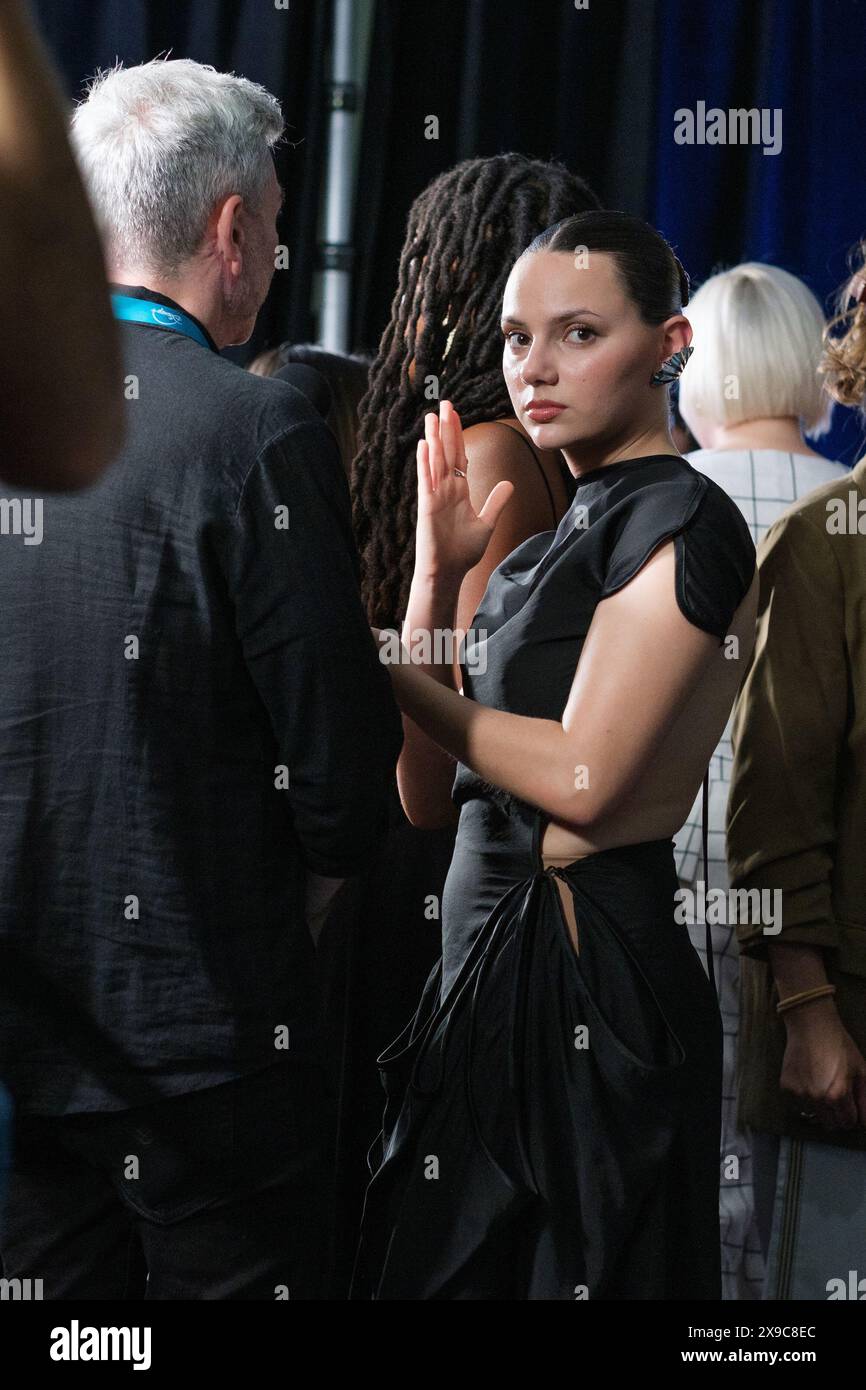 L'actrice Dafne Keen assiste à l'événement des fans 'The acolyte' au cinéma Callao le 30 mai 2024 à Madrid, en Espagne. Banque D'Images