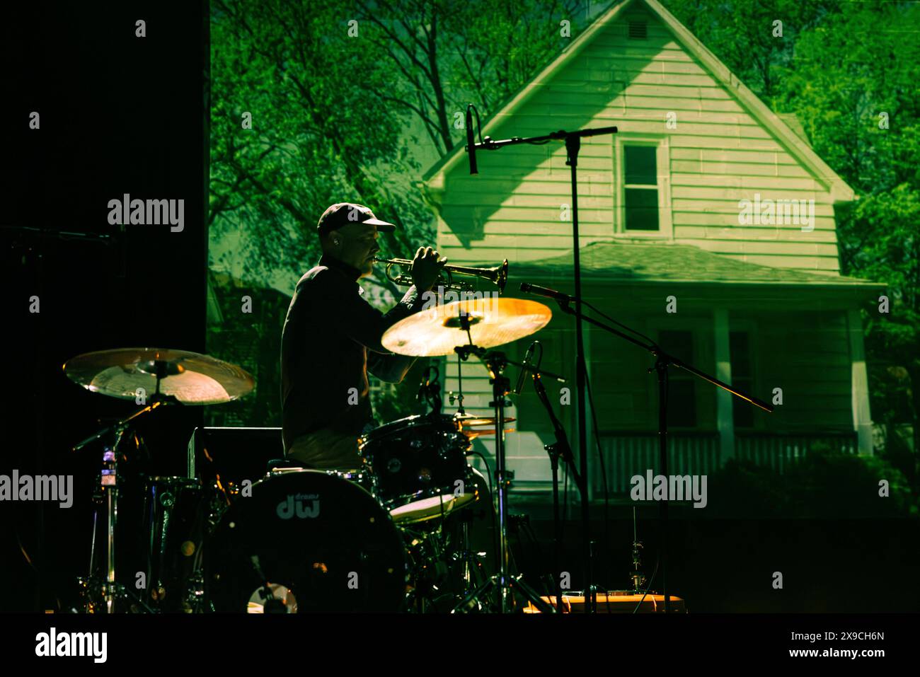 Milan, Italie, 30 mai 2024. Midwest emo band American Football se produit en direct à Alcatraz à Milan, en Italie. Crédits : Maria Laura Arturi/Alamy Live News Banque D'Images