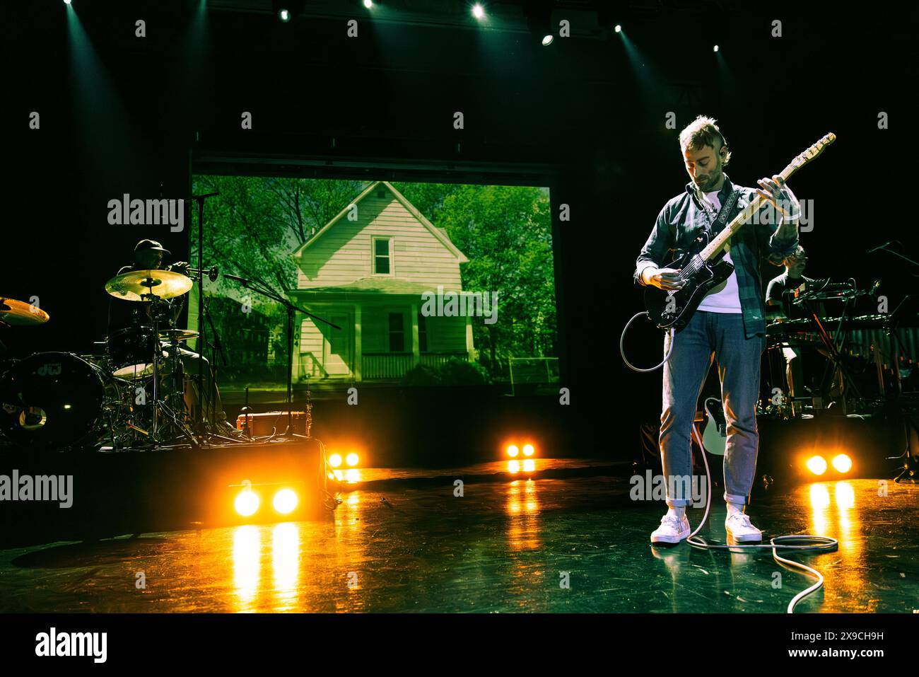 Milan, Italie, 30 mai 2024. Midwest emo band American Football se produit en direct à Alcatraz à Milan, en Italie. Crédits : Maria Laura Arturi/Alamy Live News Banque D'Images