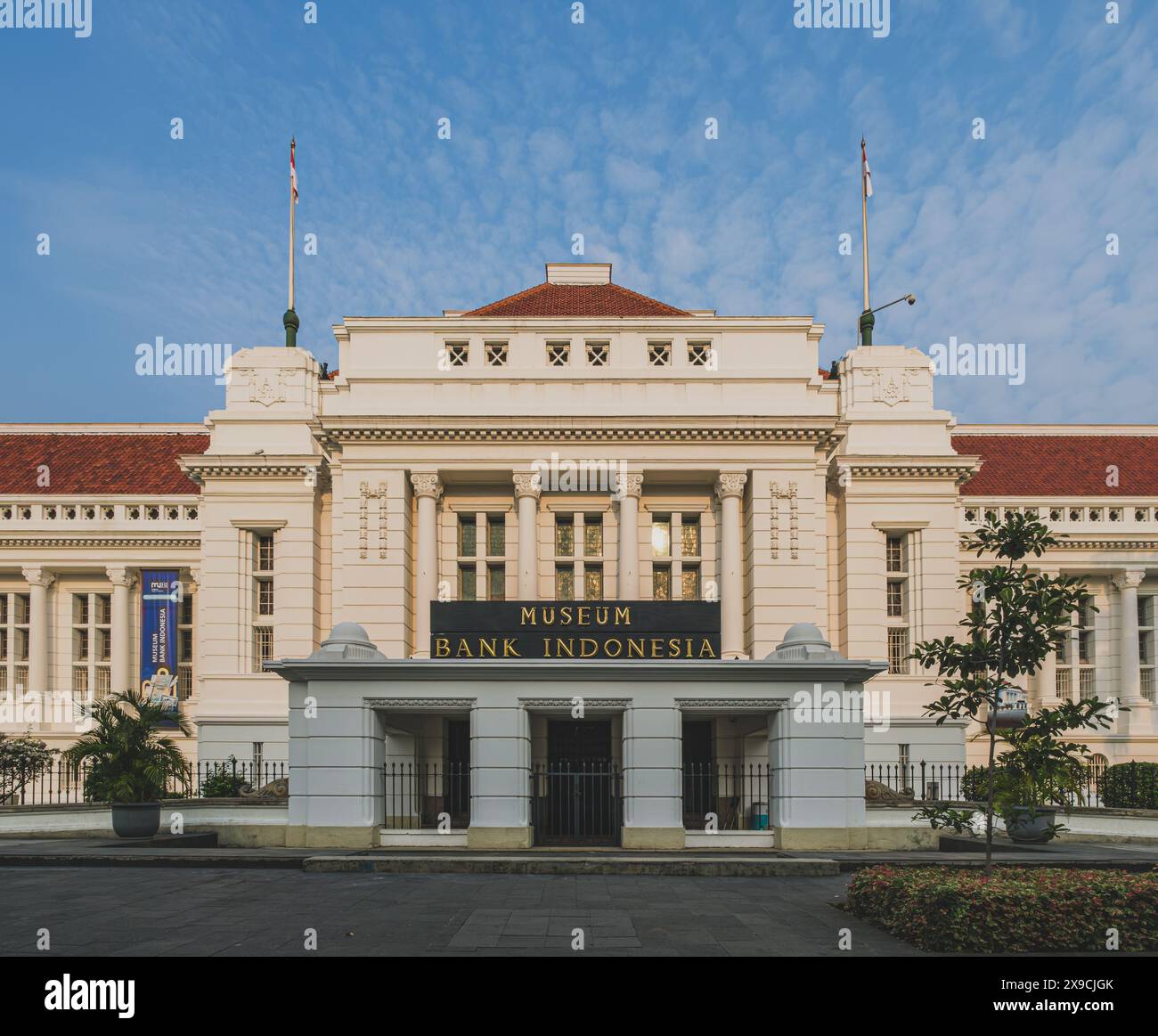 Jakarta, Indonésie - 7 mai 2024. La façade majestueuse de Museum Bank Indonesia, un point de repère important à Jakarta, en Indonésie. était autrefois à la tête de Banque D'Images