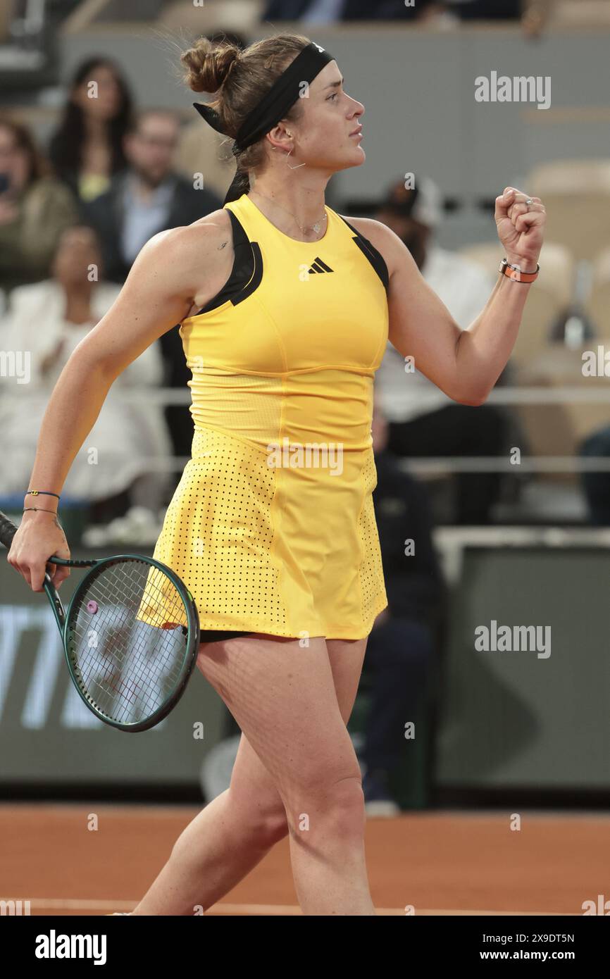 Elena Svitolina d'Ukraine lors de l'Open de France 2024, RolandGarros