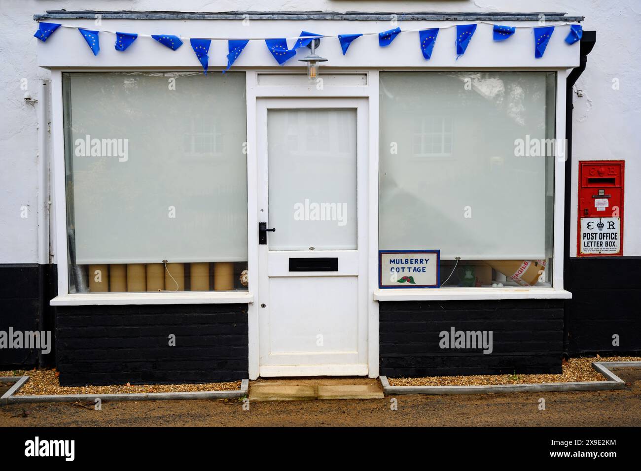 Ancien bureau de poste du village maintenant propriété résidentielle Bawdsey Suffolk UK Banque D'Images