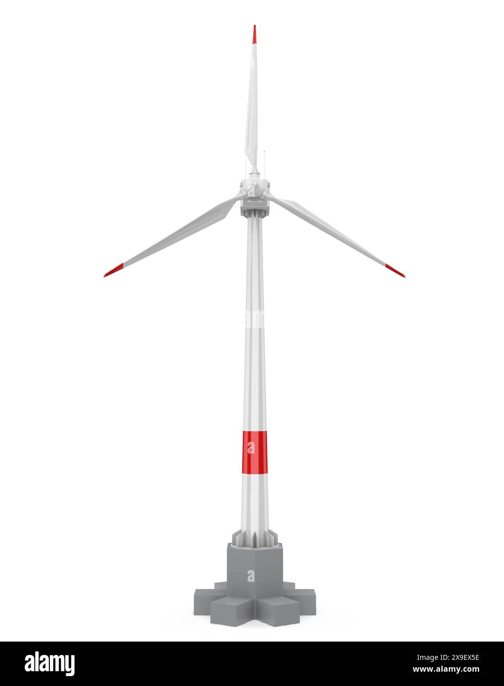 Isolé de l'éolienne Banque D'Images