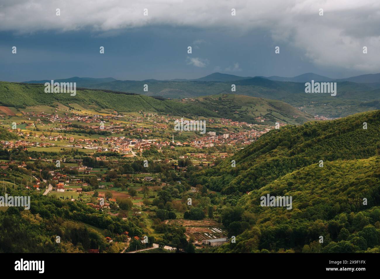 Stari Ras ville médiévale serbe et forteresse Banque D'Images