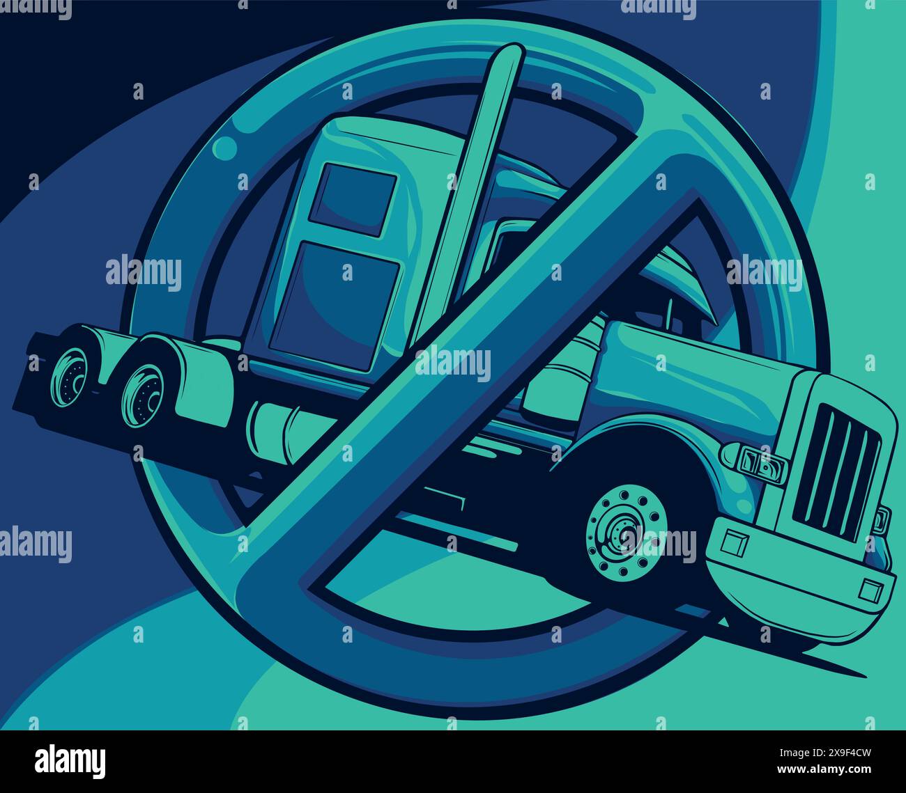 illustration vectorielle de l'absence de signe de chariot sur fond blanc. Illustration de Vecteur